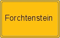 Ortsschild von Forchtenstein