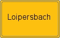 Ortsschild von Loipersbach