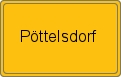 Ortsschild von Pöttelsdorf