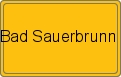 Ortsschild von Bad Sauerbrunn