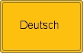 Ortsschild von Deutsch