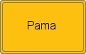 Ortsschild von Pama