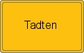 Ortsschild von Tadten