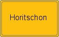 Ortsschild von Horitschon