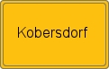 Ortsschild von Kobersdorf