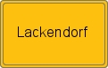 Ortsschild von Lackendorf