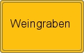 Ortsschild von Weingraben