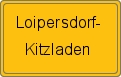 Ortsschild von Loipersdorf-Kitzladen