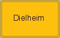 Ortsschild von Dielheim