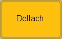 Ortsschild von Dellach