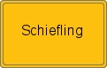 Ortsschild von Schiefling