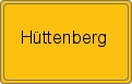 Ortsschild von Hüttenberg