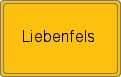 Ortsschild von Liebenfels