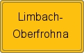 Ortsschild von Limbach-Oberfrohna