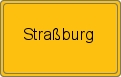 Ortsschild von Straßburg
