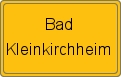 Ortsschild von Bad Kleinkirchheim
