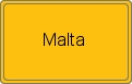 Ortsschild von Malta