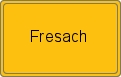 Ortsschild von Fresach