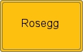 Ortsschild von Rosegg