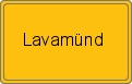 Ortsschild von Lavamünd