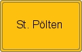 Ortsschild von St. Pölten