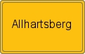 Ortsschild von Allhartsberg