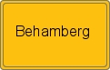 Ortsschild von Behamberg