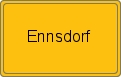 Ortsschild von Ennsdorf
