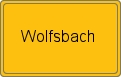 Ortsschild von Wolfsbach