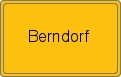 Ortsschild von Berndorf