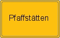 Ortsschild von Pfaffstätten