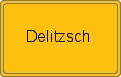 Ortsschild von Delitzsch