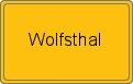 Ortsschild von Wolfsthal