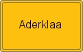 Ortsschild von Aderklaa