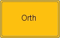 Ortsschild von Orth