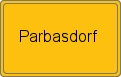 Ortsschild von Parbasdorf