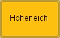 Ortsschild von Hoheneich
