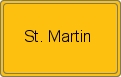 Ortsschild von St. Martin