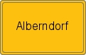 Ortsschild von Alberndorf