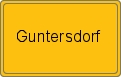 Ortsschild von Guntersdorf