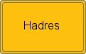 Ortsschild von Hadres