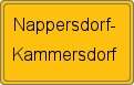 Ortsschild von Nappersdorf-Kammersdorf