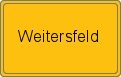 Ortsschild von Weitersfeld