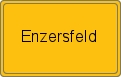 Ortsschild von Enzersfeld