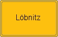 Ortsschild von Löbnitz