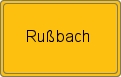 Ortsschild von Rußbach