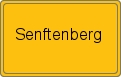 Ortsschild von Senftenberg