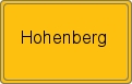 Ortsschild von Hohenberg