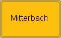 Ortsschild von Mitterbach