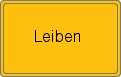 Ortsschild von Leiben